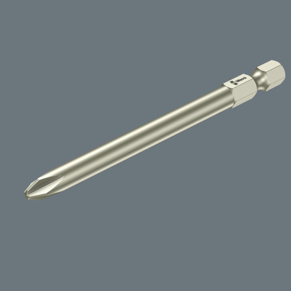 Бита WERA 3851/4 TS PH 2, нержавеющая сталь 071082