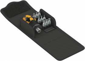 Набор бит WERA Kraftform Kompakt Stubby ESD 1 с короткой отверткой,  WE-057472