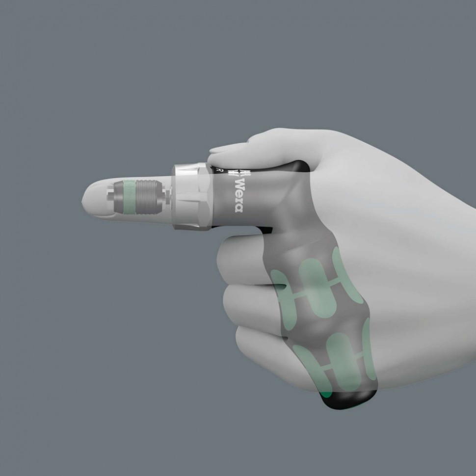 Отвертка пистолетная Kraftform Kompakt Pistol WERA RA 4 с насадками 051031