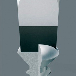 Отвертка крестовая Pozidriv, Kraftform Comfort WERA 1355 SK PZ, PZ 1 / 80 мм, WE-031471