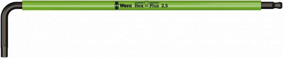 Г-образный ключ WERA 950 SPKL 2,5 Multicolour , метрический 022604