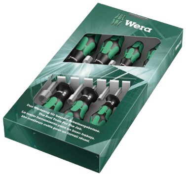 Набор отверток-торцевых ключей WERA Kraftform Plus 395 HO/7 SM 029510