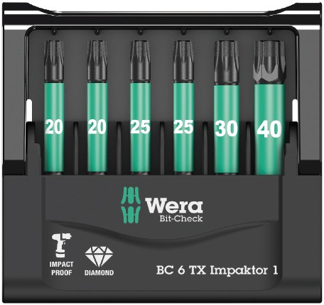 Набор WERA Mini-Check 6 TX Impaktor 1 057693