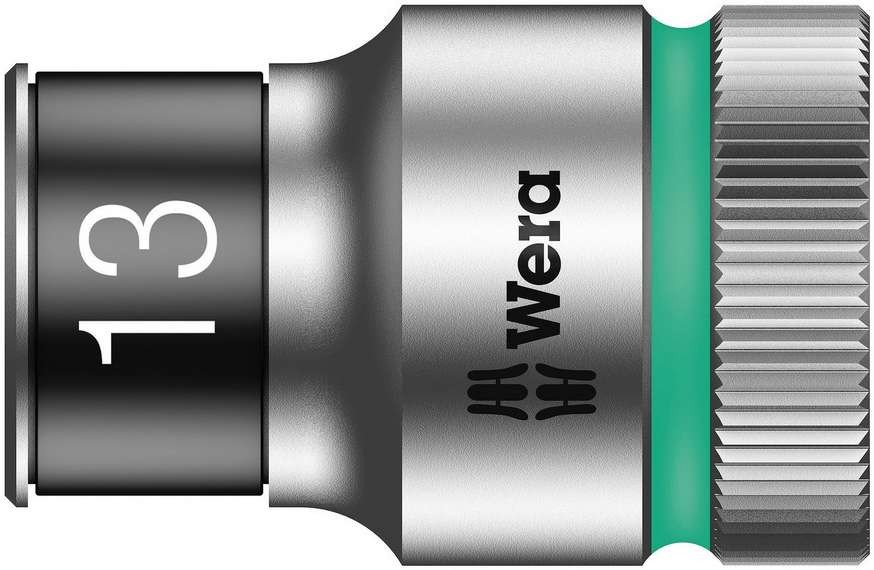 8790 HMC HF Торцевая головка 13 мм для ключа-трещотки Zyklop c 1/2“ с функцией фиксации WERA 003733