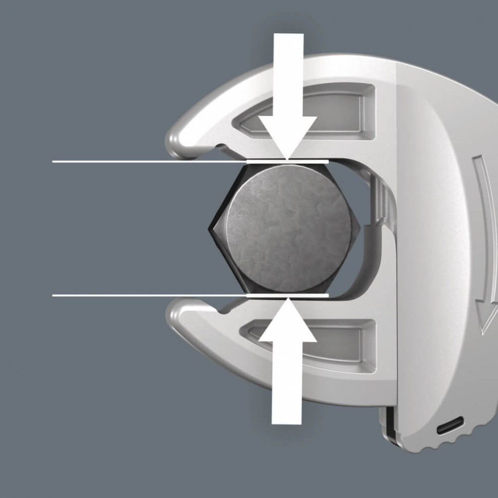 6004 Joker S Ключ гаечный рожковый с самонастройкой Wera, 10-13 x 154 мм, WE-020100