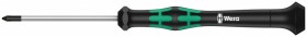 Отвертка крестовая Pozidriv WERA Kraftform Micro 2055 PZ для электроники, PZ 0 / 60 мм, 118030